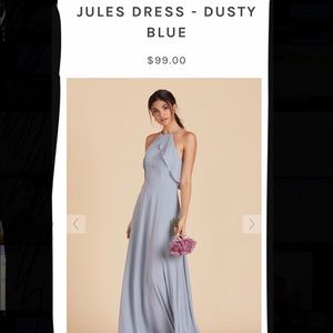 Birdy Grey Jules Dress - Dusty Blue